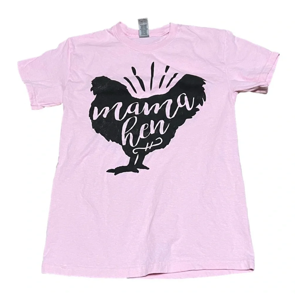 WOMEN’S Mama Hen Chicken Tee (Sz S) - Picture 2 of 6